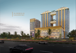 Marbella Twin Tower road view