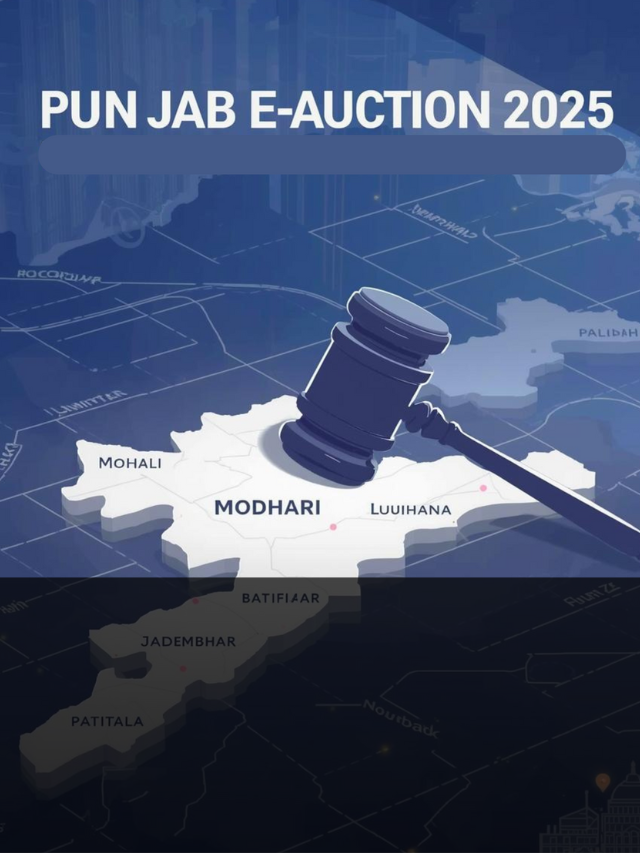 Mohali Real Estate E Auction 2025 Opens for Bidding