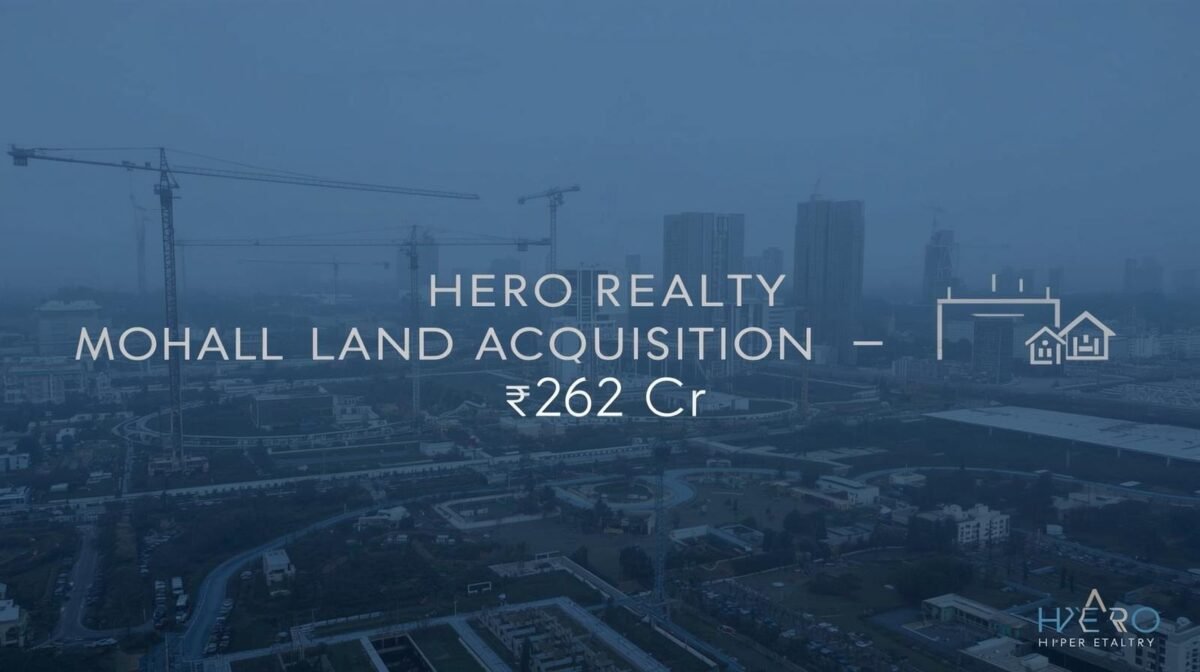 Hero Realty Mohali land acquisition of 8.71 acres through GMADA auction