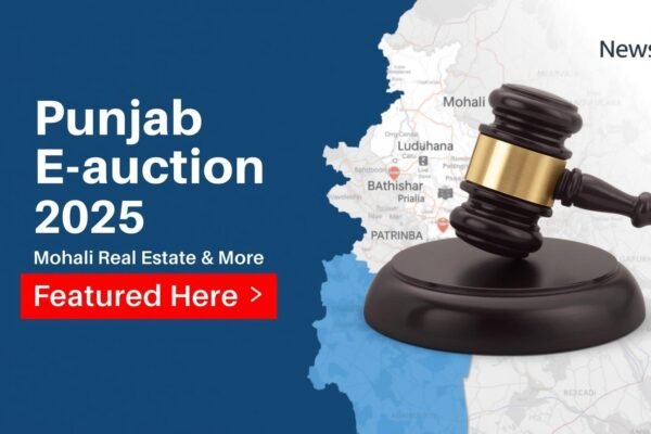 PUDA and GMADA launch Mohali real estate e auction for residential and commercial sites