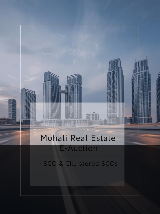 Mohali Real Estate E Auction for SCO Sites Announced