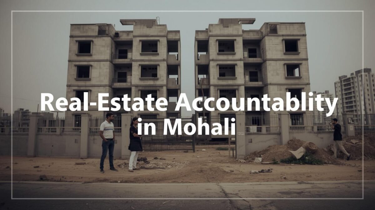 Homebuyers protest delays highlighting real estate accountability in Mohali