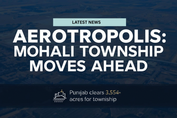 Aerotropolis Latest News in Mohali shows township development near airport