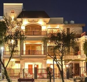 Park-facing 3BHK ground floor for sale in Sector 80 Mohali exterior view