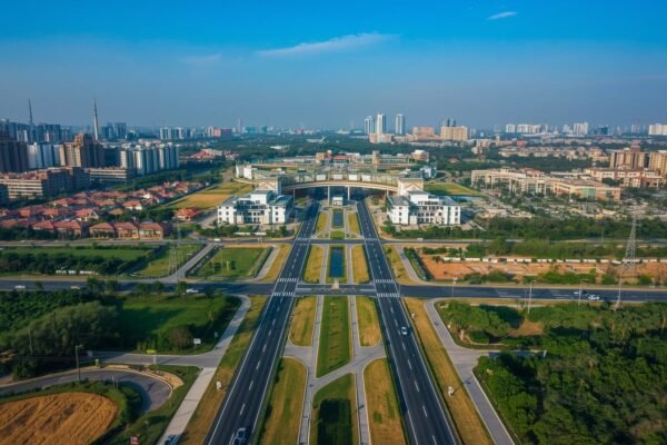 Aerial view of IT City and Aerocity Mohali showcasing property growth in 2025