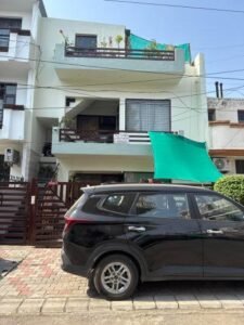 8 marla double storey kothi for sale in Phase 3B2 Mohali exterior view