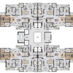 Aerial view of Marbella Royce Mohali Punjab’s tallest luxury residential towers