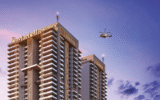 Aerial view of Marbella Royce Mohali Punjab’s tallest luxury residential towers