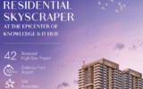 Aerial view of Marbella Royce Mohali Punjab’s tallest luxury residential towers