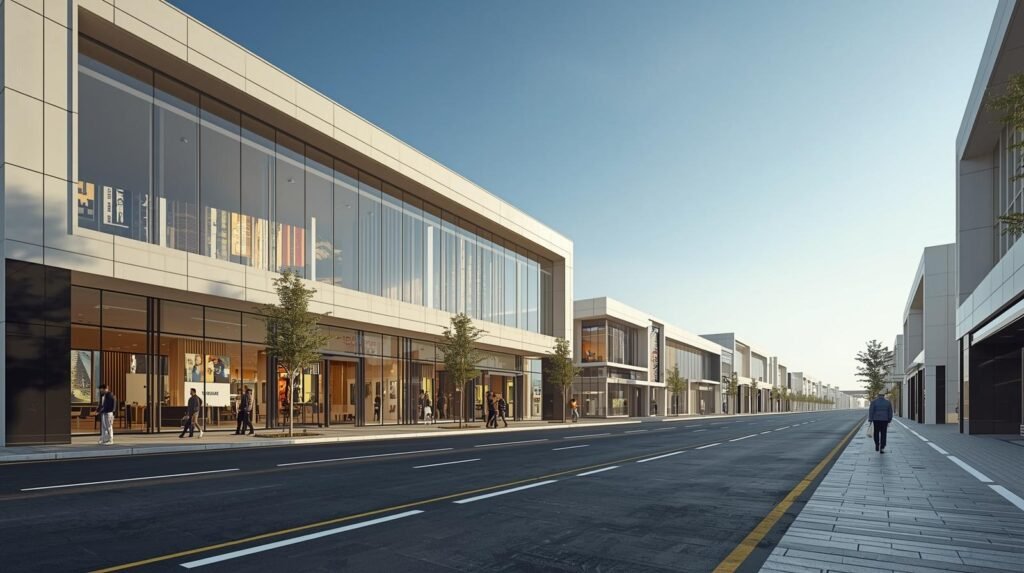 Zirakpur Commercial Buildings with Shops and SCOs